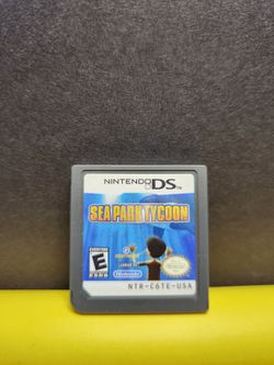 NINTENDO DS SEA PARK TYCOON