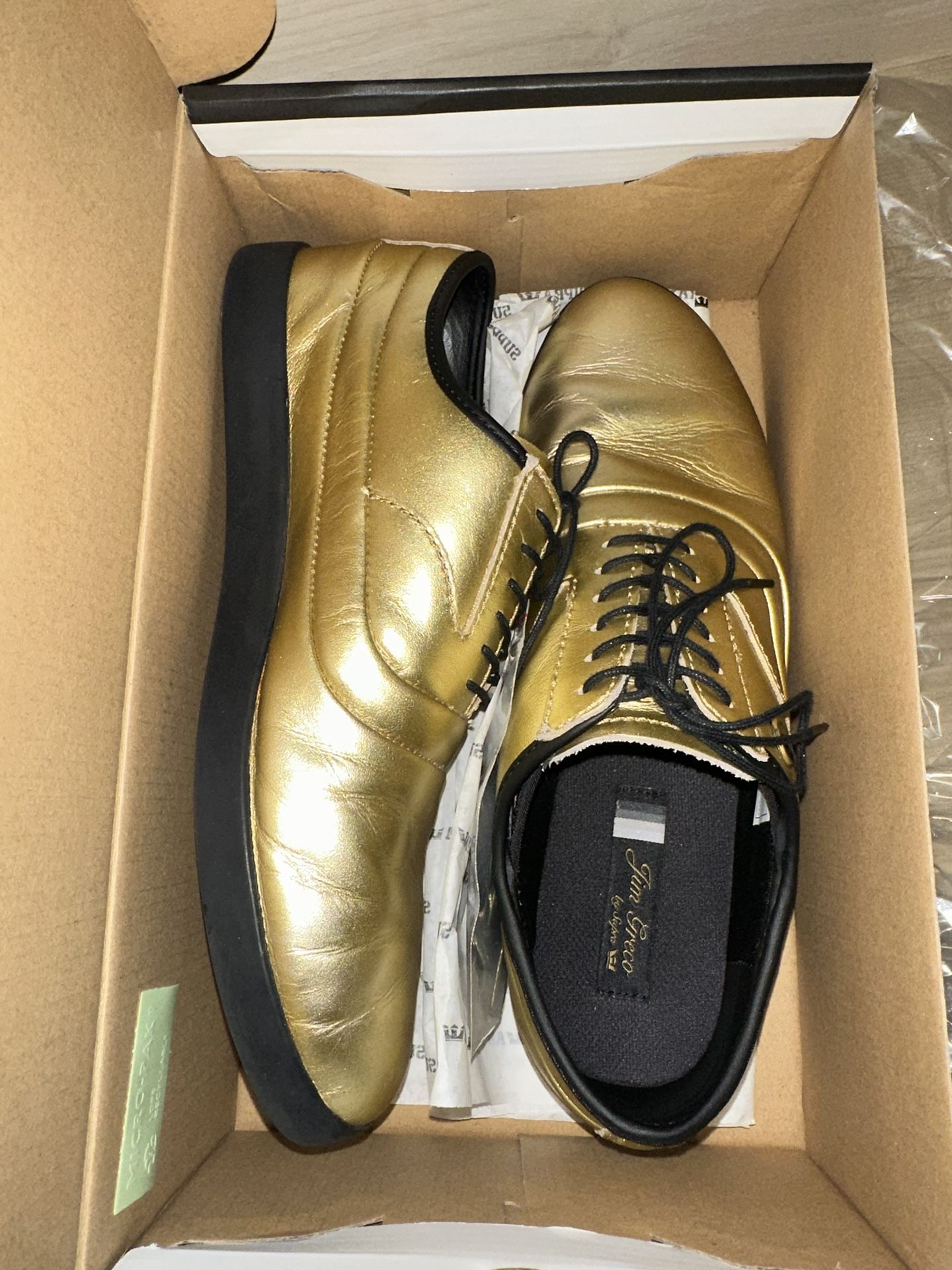 Jim Greco Gold Supra Shoes