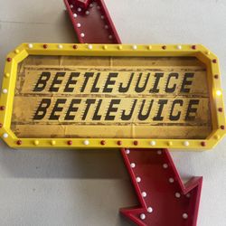 Sign: Beetle Juice
