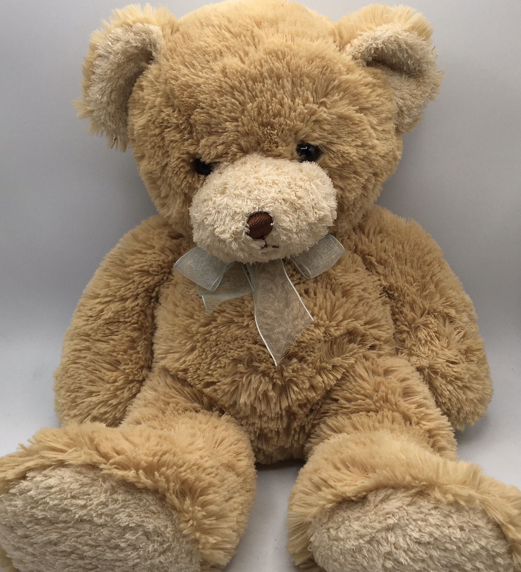 Princess Soft Toys 2005 Tan Brown Beige Teddy Bear Plush Stuffed Animal 15”