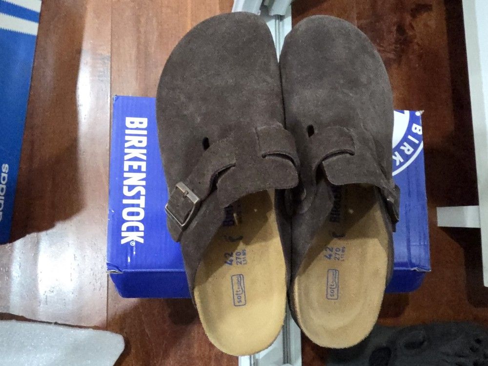 Birkenstock Boston Mocha NARROW 42