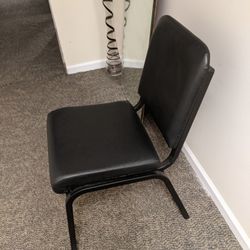 Chair Leather Upholstery Metal Frame