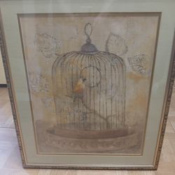 Caged Bird Art Work (2)
