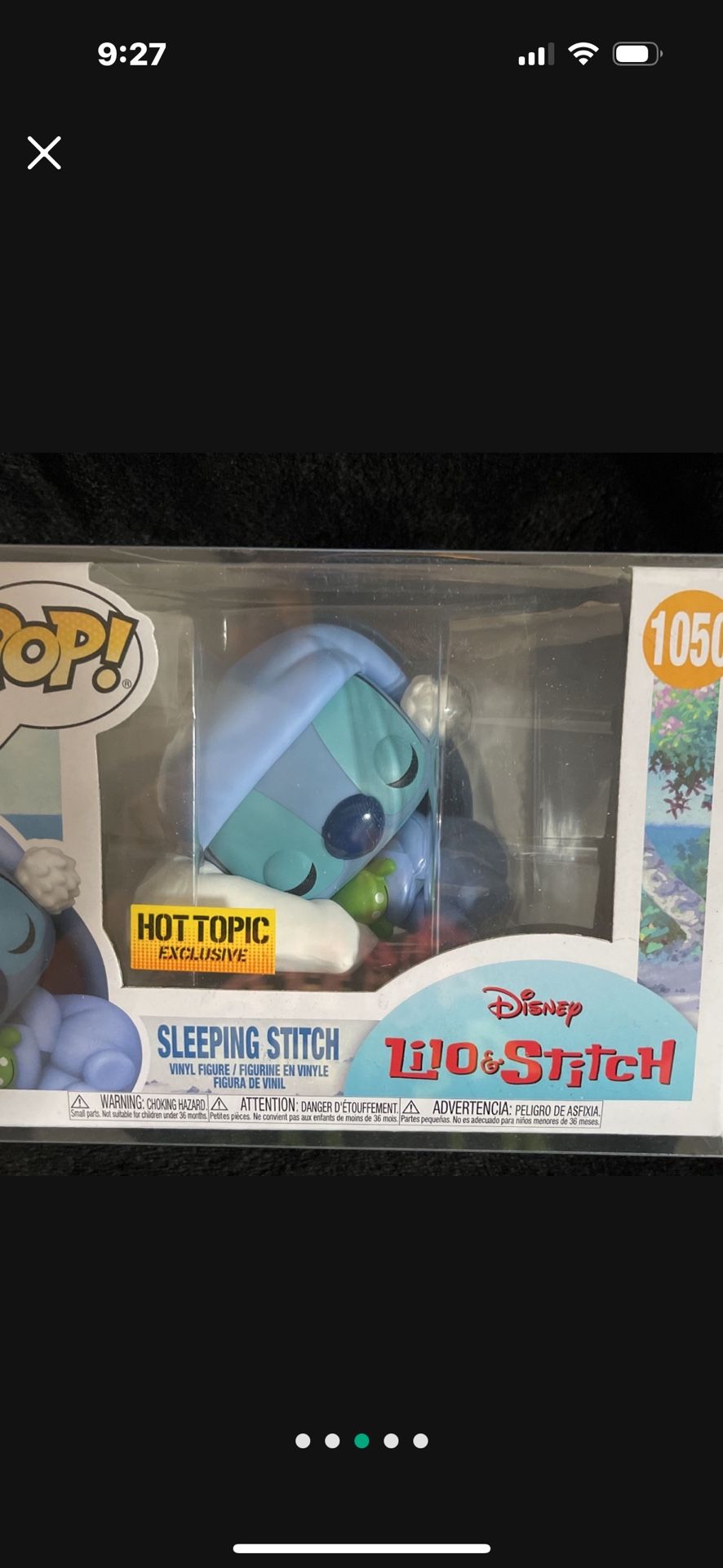 Disney EXCLUSIVE SLEEPING STITCH POP!! Precious 🥰