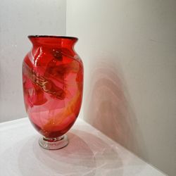 glass blown vase