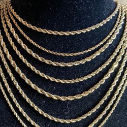 Oro Solido 14k Lindos Torzales 