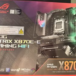 New In Box ASUS ROG Strix X870E-E Gaming WiFi AMD AM5 X870 ATX Motherboard