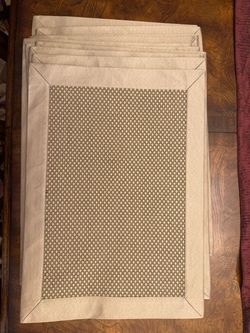 10 Bronze & Tone Bed Bath & Beyond Ambrosia Placemats Brand New