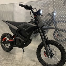 4000W Mini Electric Dirt Bike (Pit Bike Style), Pops Wheelies, Heavy Duty Frame and Suspension/Chain Drive Motor