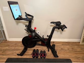 Peloton Bike+ (Bike Plus) - Excellent Condition - Includes 2 Pairs of Shoes & Weights