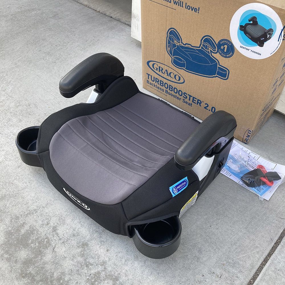 Brand New $22 (Graco) TurboBooster 2.0 Backless Booster Car Seat, Child ages 4 to 10, from 40 to 100lbs 