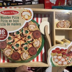 Wooden Pizza Toy 