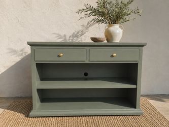 Meadow Linen • Two-Drawer Media Console