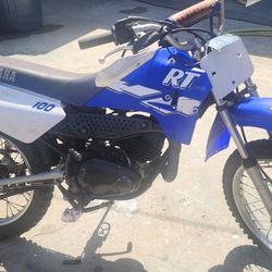 RT 100 Yamaha 2 Stroke Green Sticker