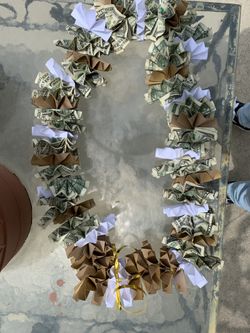Graduation money lei