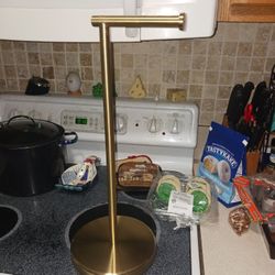 New Bed Bath Gold T P Stand 8 Firm Paid 38 Look My Post Tons Item 
