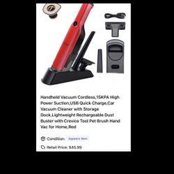 Handheld Vacuum Cordless