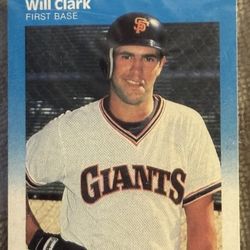 1986 Will Clark. ROOKIE.  Mint.