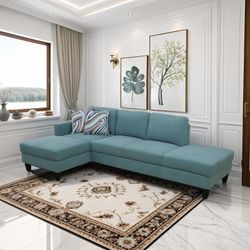 Lake Green Calico Sofa Set