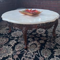 Marble center table + 2 Side table 