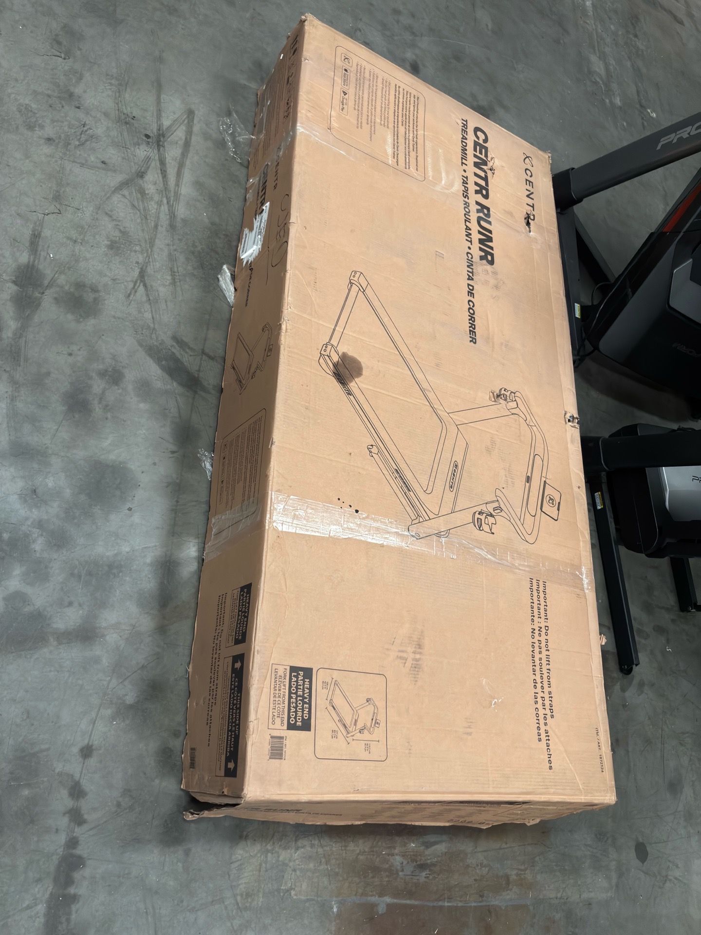 Centr Runr in the box incline foldable treadmill