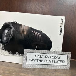 Jbl Xtreme 4 Bluetooth Speaker New - Pay $1 today and pay the rest later -