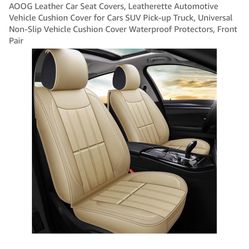 ADOG Leather Car Seat Covers Universal Fit For Cats, Trucks, And SUV’s