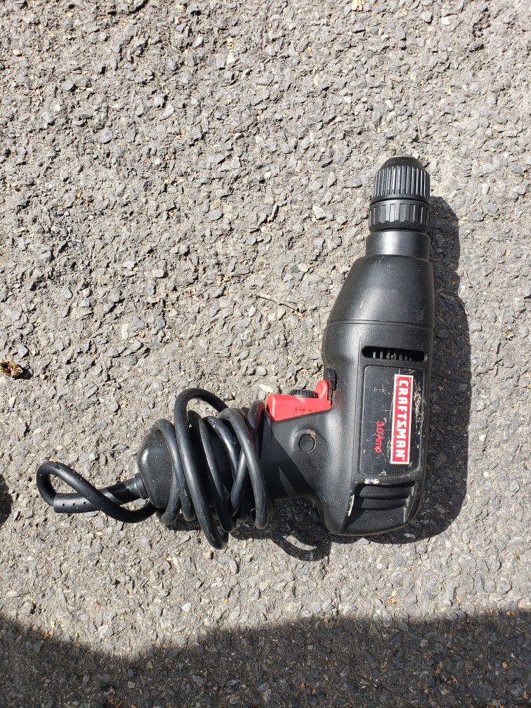 Craftsman 3/8" Corded Drill Used
