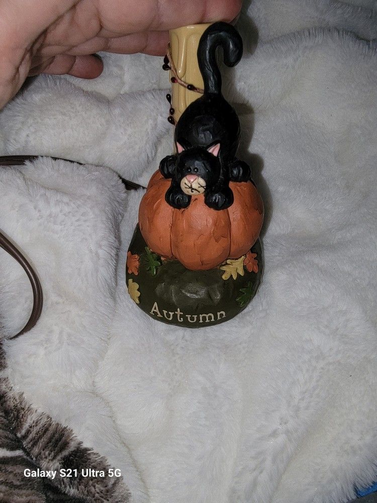FALL kitty Lamp