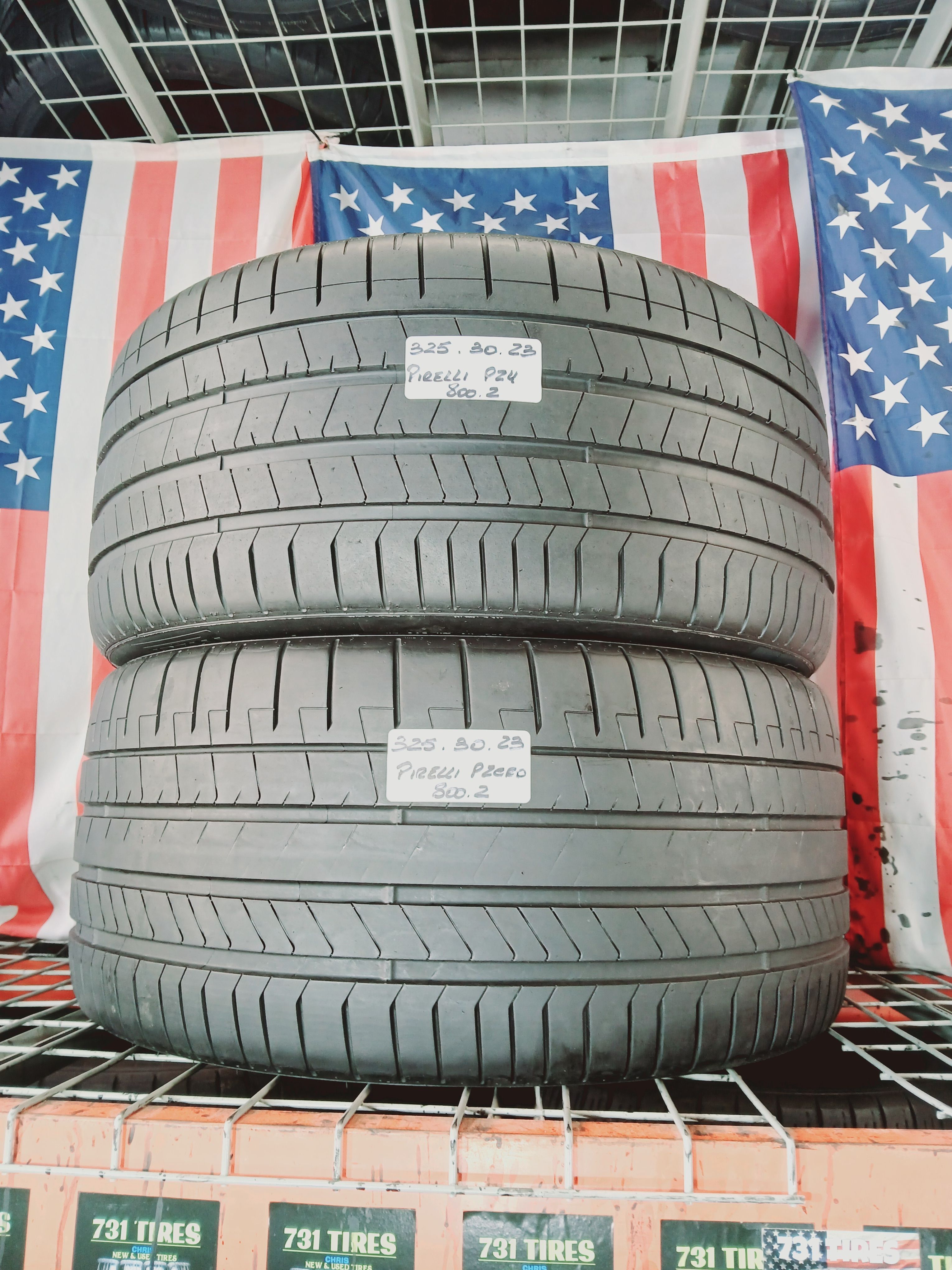 325/30ZR23 (109Y) XL L1 Lamborghini PIRELLI P ZERO (PZ4) Max Performance Summer 325/30R23 LIKE NEW TAKE OFFS TIRES 325 30 23
