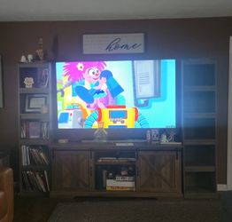 3 Piece Ashley Furniture TV Stand And Shelves
