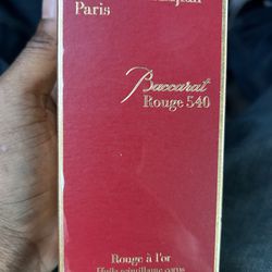 Bacarat Rouge 540 Rouge  Sparking body oil