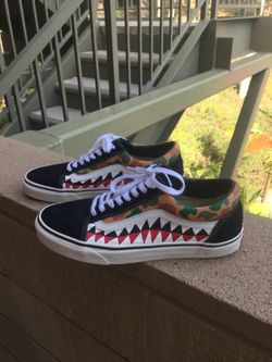 Vans x bape clearance custom