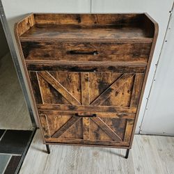 Child's Shoe storage cabinet