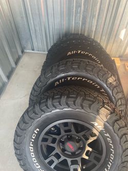 Trd pro rims and tires