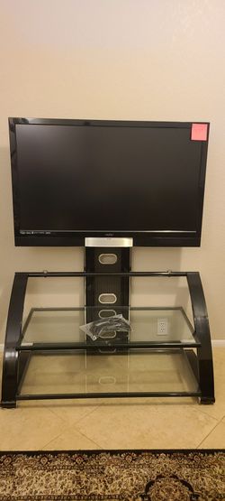 Vizio 42" Flat Screen TV with Glass Stand