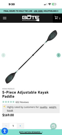 Bote Kayak Paddle