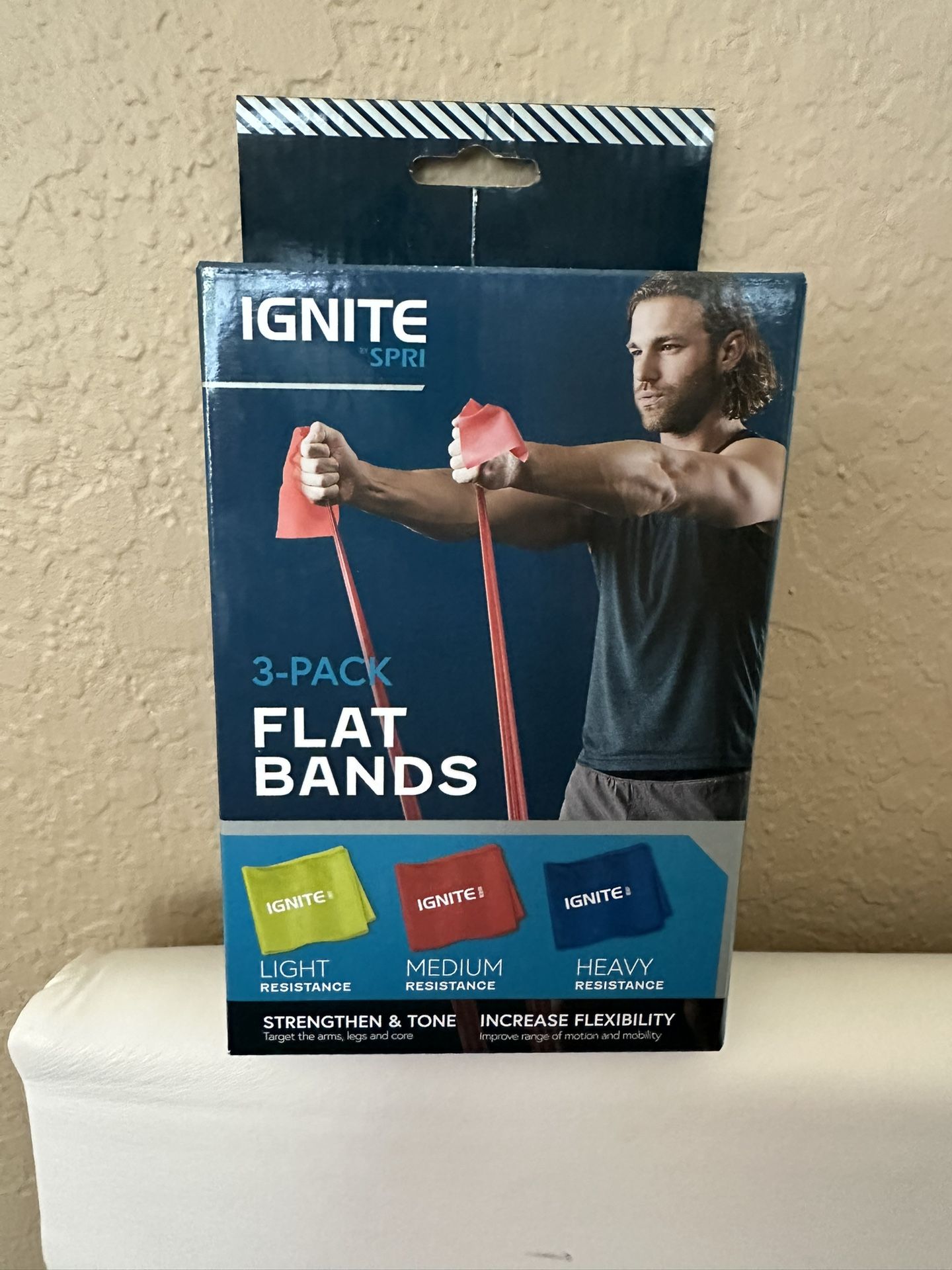 Flat Exercise Bands- NEW Unopened Box