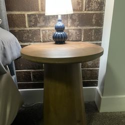 Two Side Tables For Bedroom In Wood Fabric 