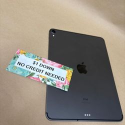 Apple IPad Pro 11 Inch 1st Gen Tablet - Only $1 Today Pay The Rest Later! 