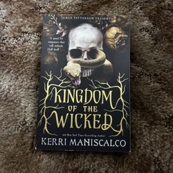 One paper back book; Kingdom of The Wicked by Kerri Maniscalco