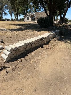 Concrete cylinders