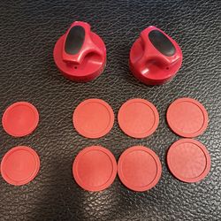 Top Quality Professional Air Hockey table Include  2 Pushers, 6 Red 3” & 2 red 2.5” Pucks.  Table chairs jersey weights games Apple Xbox board games