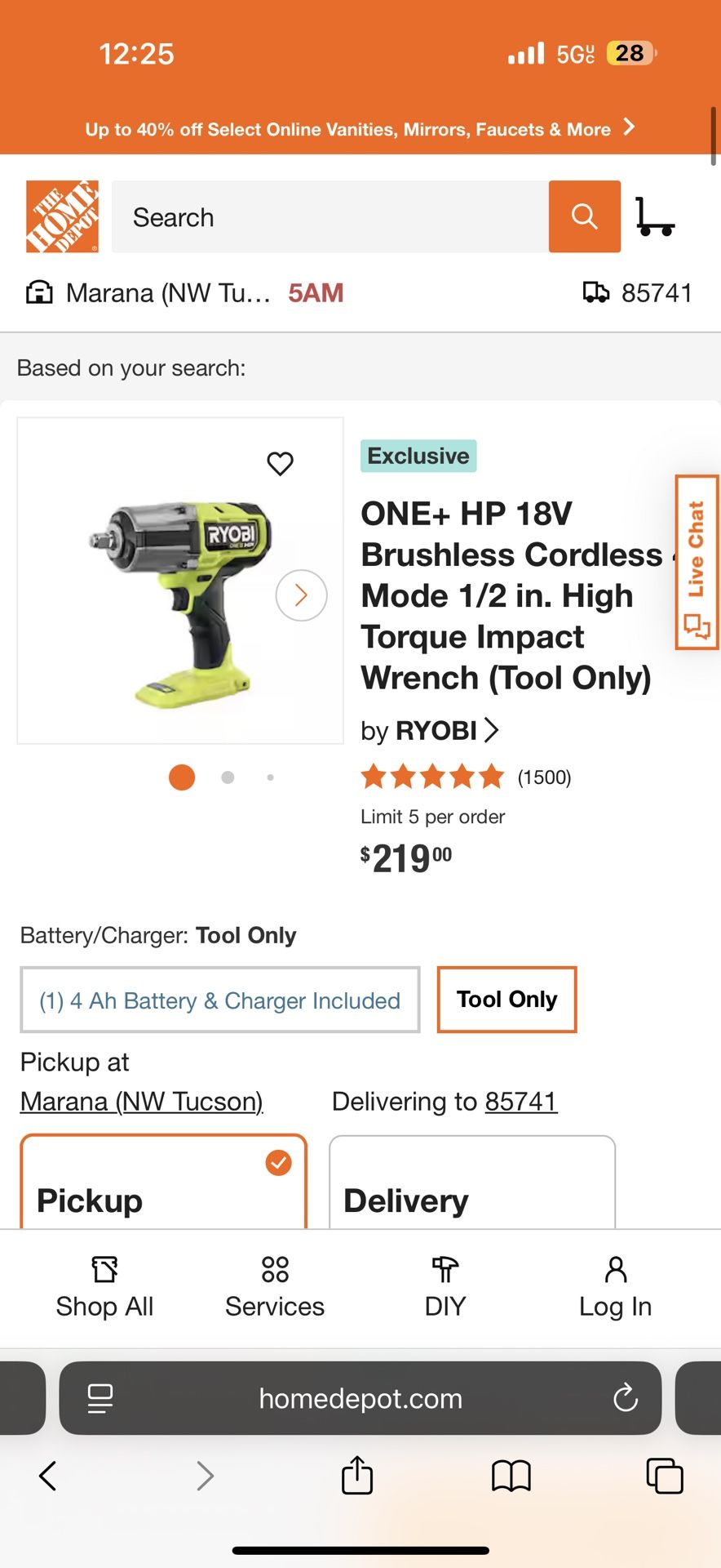 Ryobi Impact Drill