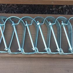 J Style Loop Hanger 4" Electro-Galvanized Steel Pipe Clamps 10 Pcs