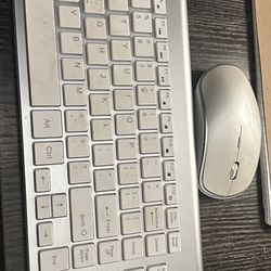 Wireless Keyboard & Mouse Combo (USB Receiver Included)
