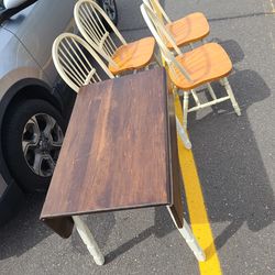 Sturdy Kitchen Table Or Snack Table 