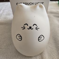 Silicone LED Cat Touch Night Light