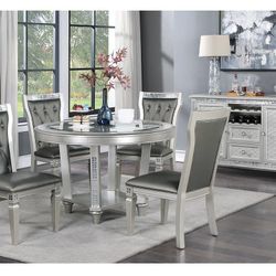 Silver Dining Table Set 