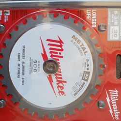 5 And 3/8 Milwaukee Metal Saw Blade